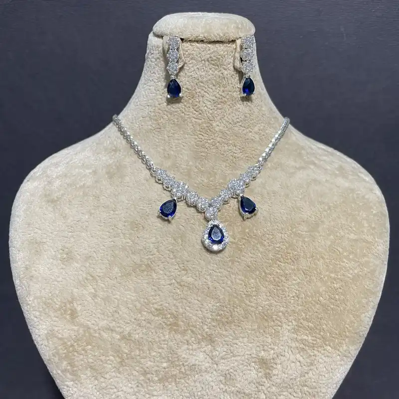 نیم ست نقره زنانه مدل 30702