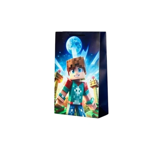 پاکت هدیه مدل ماینکرفت کد 316 بسته 2 عددی