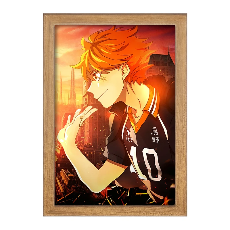 تابلو خندالو مدل هیناتا شویو انیمه هایکیو Haikyu  کد 17758