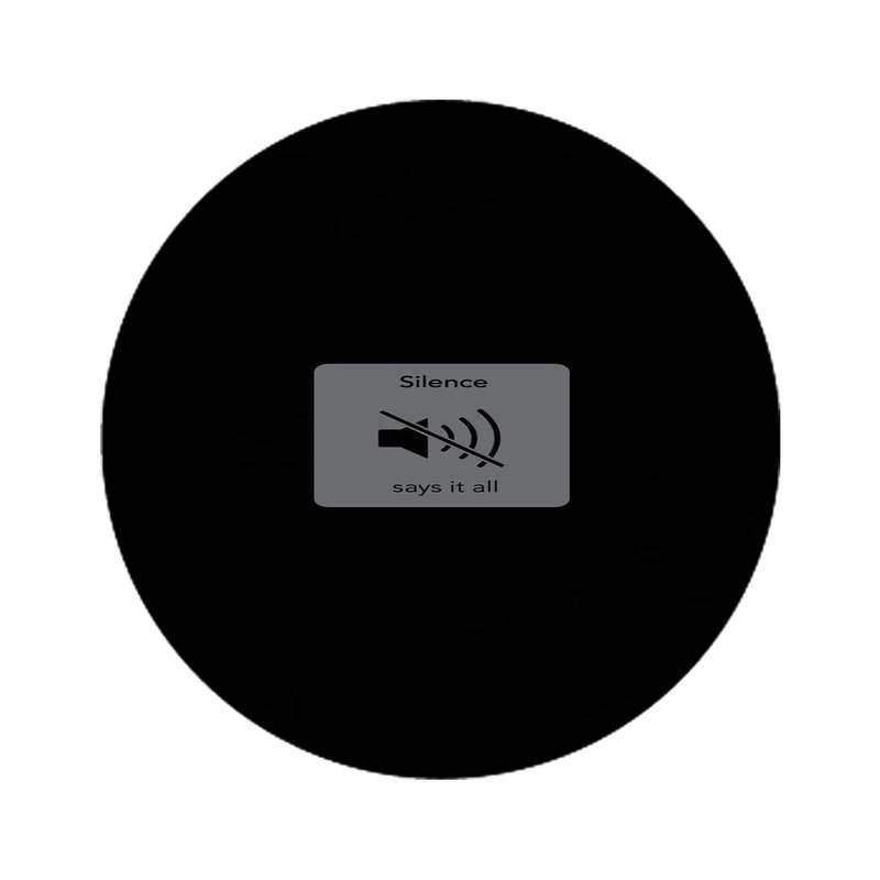 استیکر تزئینی موبایل مدل Silence کد 4692