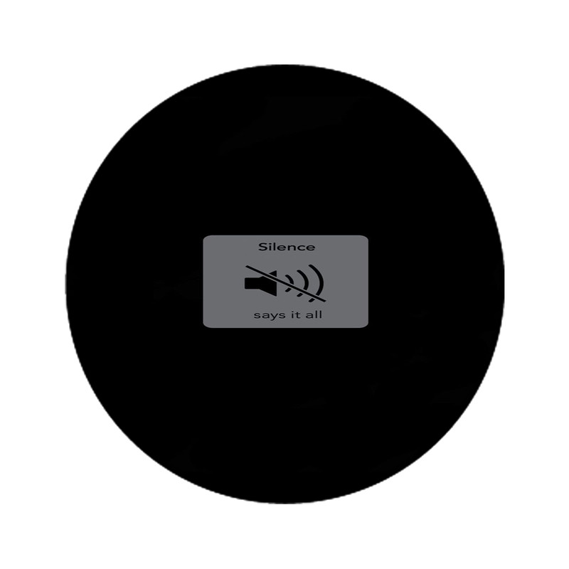 استیکر تزئینی موبایل مدل Silence کد 4692