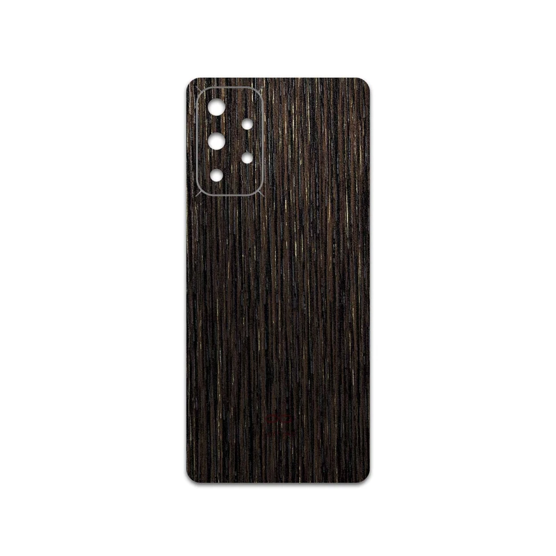 برچسب پوششی ماهوت مدل Dark-Gold-Stripes-Wood مناسب برای گوشی موبایل سامسونگ Galaxy A73 5G