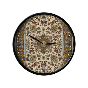 ساعت دیواری مدوپد طرح فرش اصفهان مدل C-esfehan06