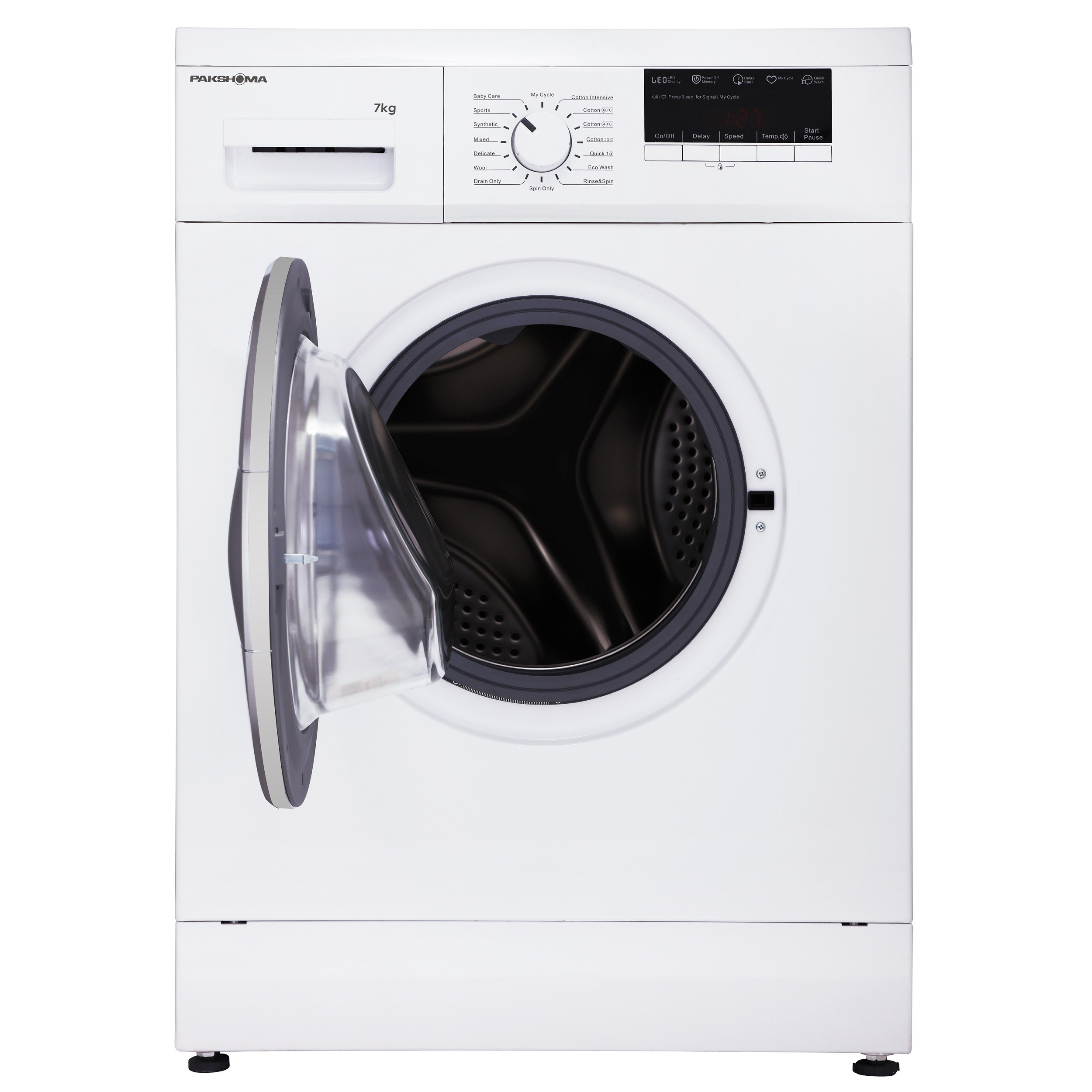 ماشین لباسشویی پاکشوما مدل MFU-73403WT ظرفیت7 کیلوگرم