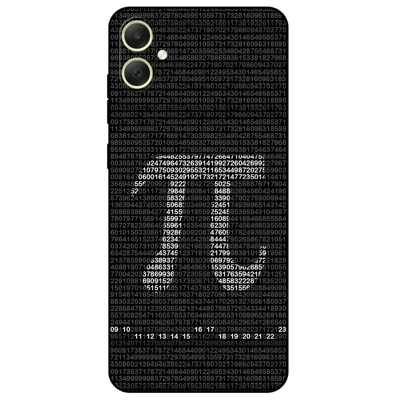 کاور مگافون طرح عدد پی مدل 7240 مناسب برای گوشی موبایل سامسونگ Galaxy A05 