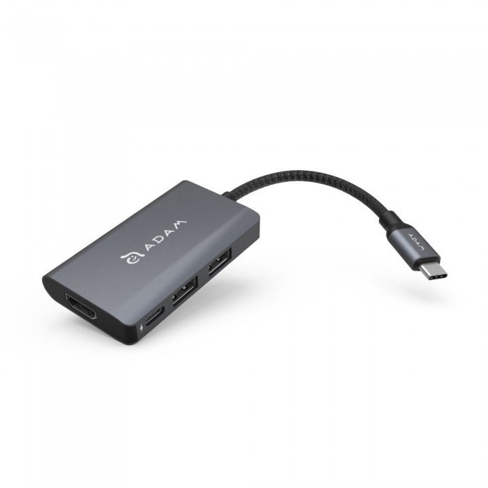 هاب 4 پورت USB-C آدام المنتس مدل Casa A01m