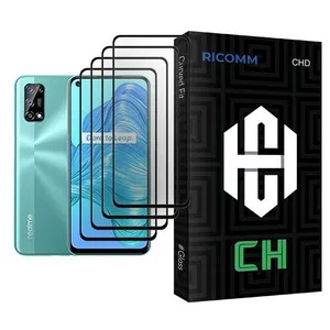 Ricomm CH Glass MIX004 Screen Protector For Realme V5 5G Pack Of 4