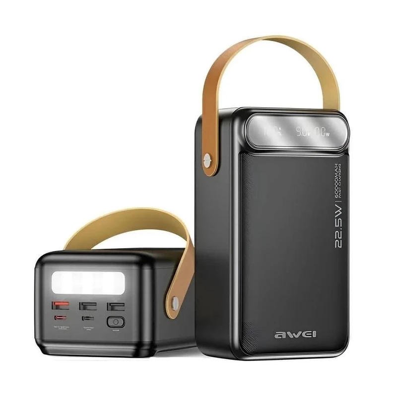 پاوربانک 22.5 وات اوی مدل p101k ظرفیت 60000 میلی‌آمپرساعت