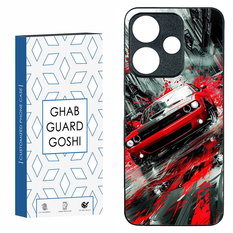 کاور قاب گارد گوشی طرح ماشین کد TPU-091 مناسب برای گوشی موبایل شیائومی  REDMI 13  