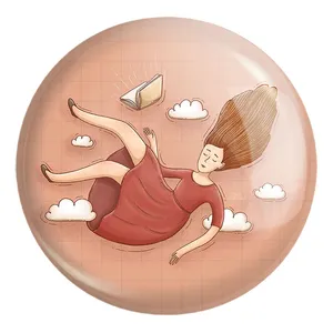 پیکسل خندالو طرح دخترونه کد 6087 مدل بزرگ