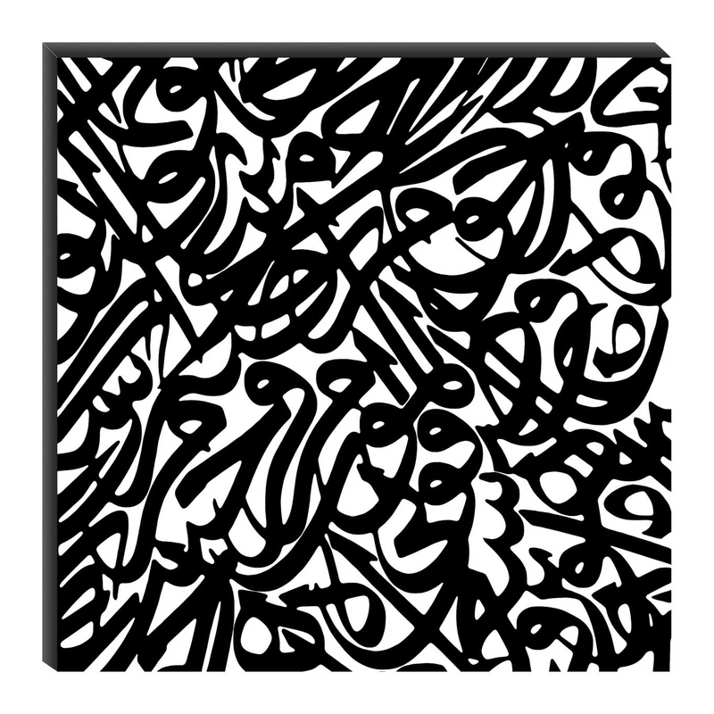 تابلو شاسی میم تیم طرح خالی بیپایان مدل T1702