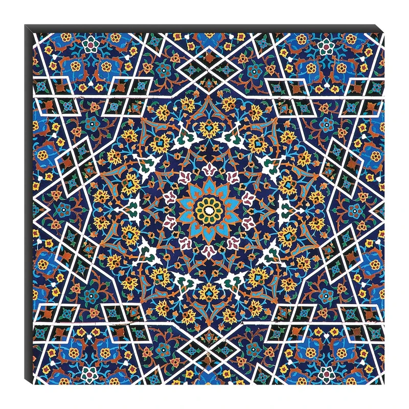 تابلو شاسی میم تیم طرح کاشی معرق مدل T1708