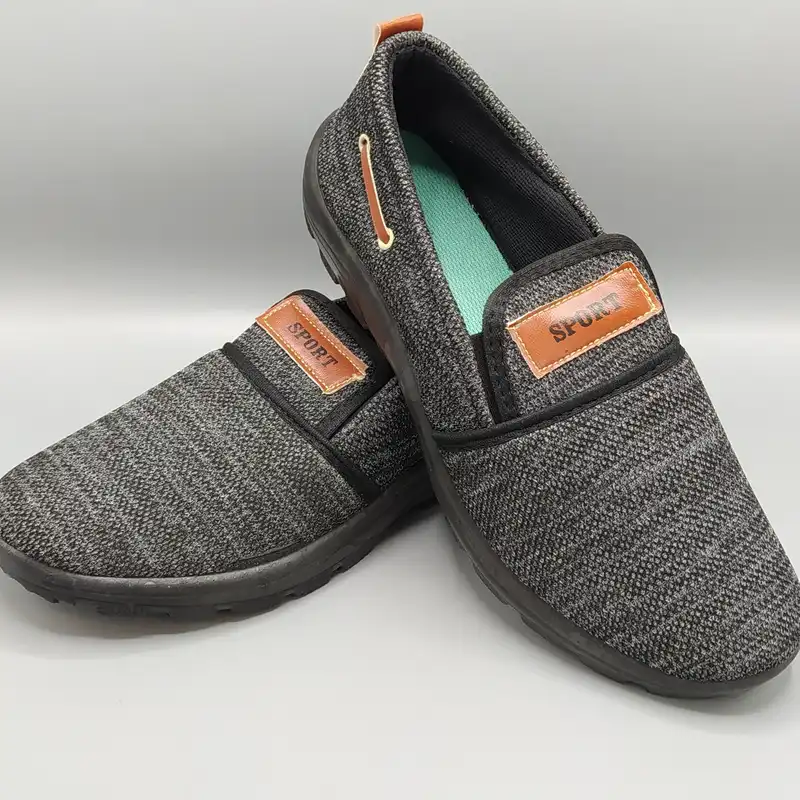 کفش پیاده روی مدل دیپلمات کمربندی رنگ ذغالی