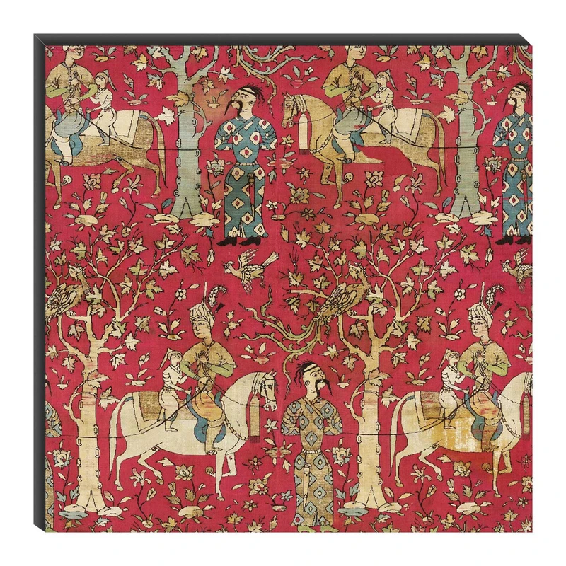 تابلو شاسی میم تیم طرح مینیاتور دوره‌ی صفویه مدل T1721