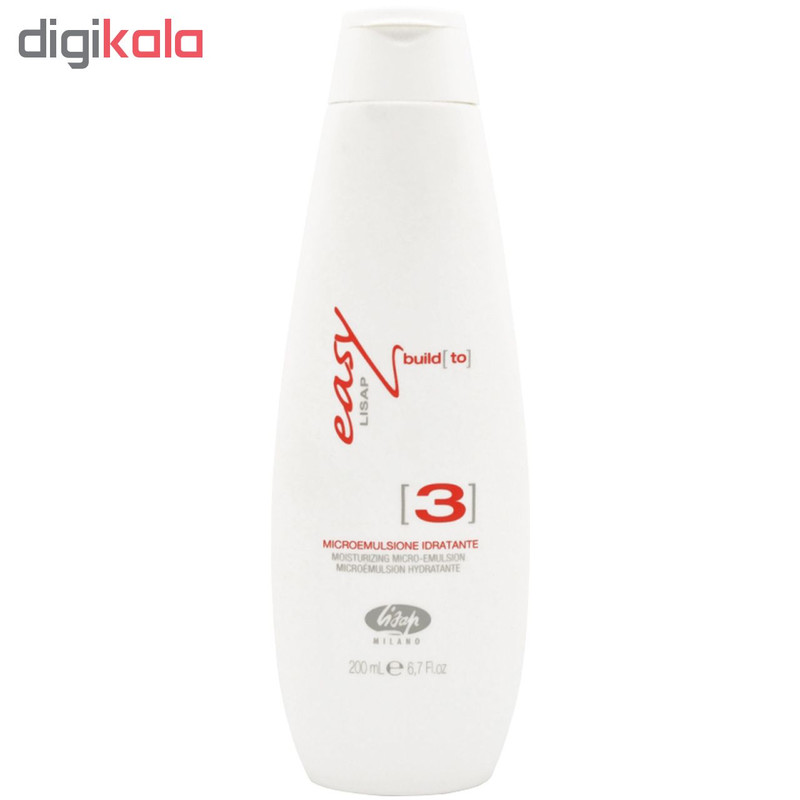 امولسیون مرطوب کننده مو (محلول 3) لیزاپ مدل Micro Emulsion حجم 200 میلی لیتر