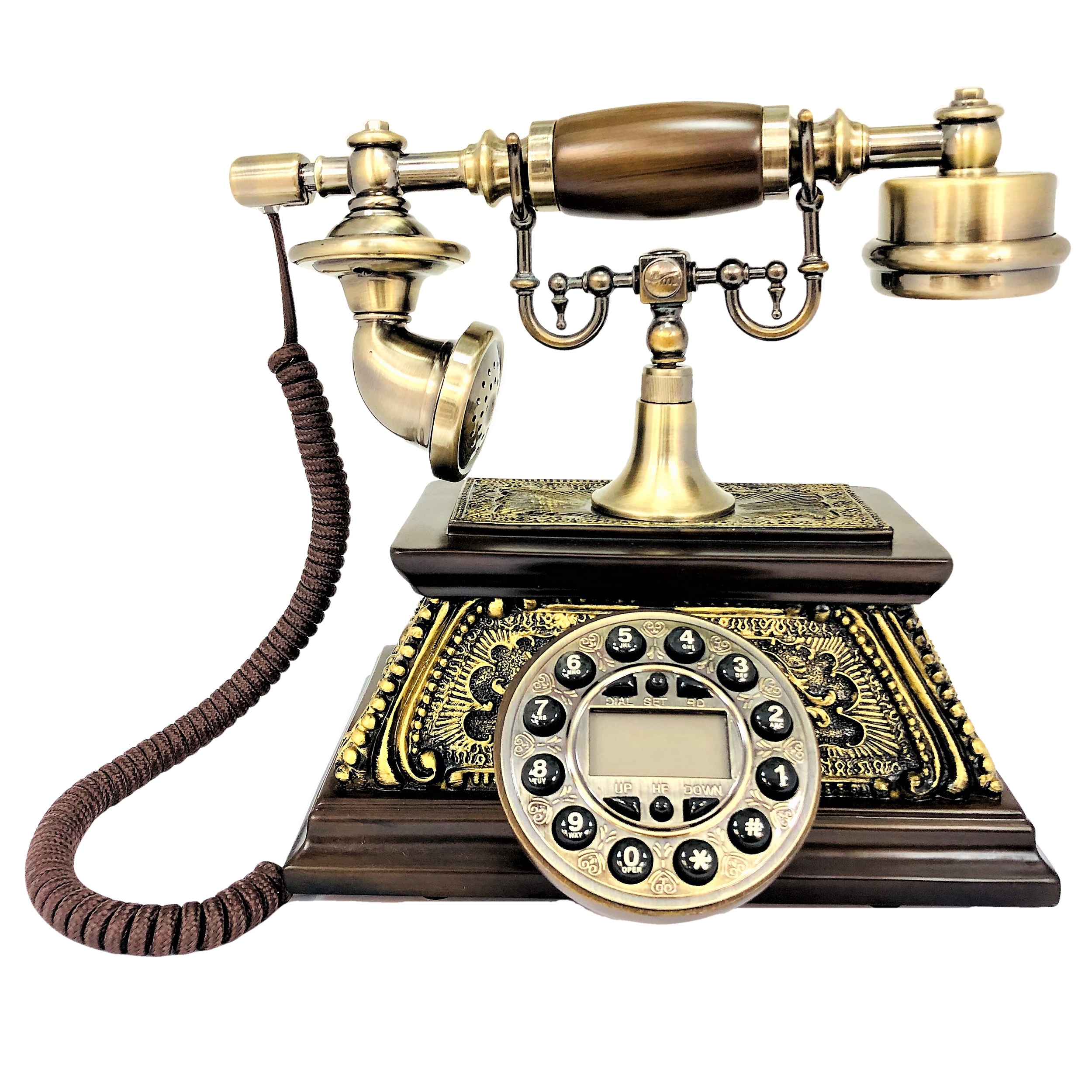 تلفن کلاسیک چوبی BHD مدل 5576