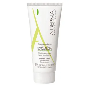 کرم مرطوب کننده آ درما سری Exomega مدل Emollient حجم ۲۰۰ میلی لیتر
