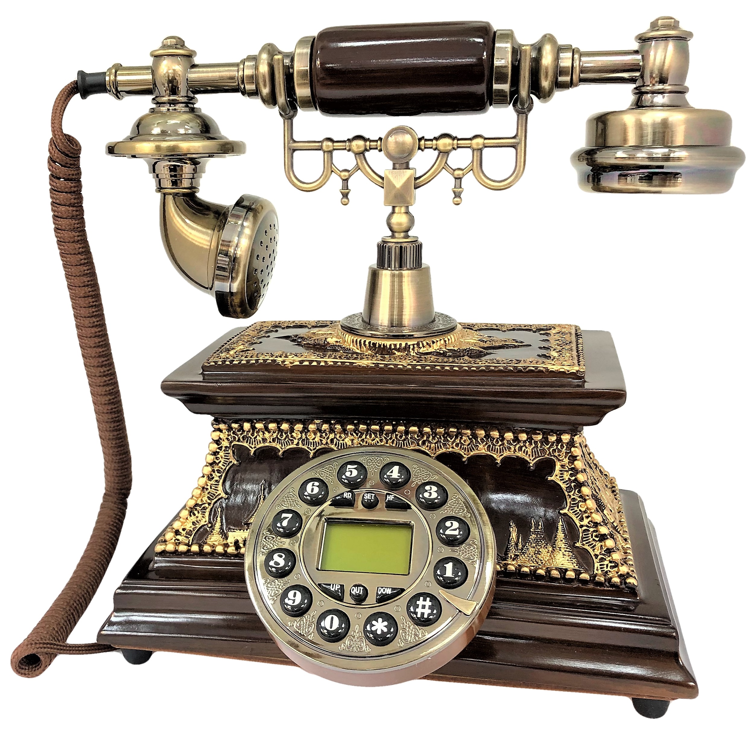 تلفن کلاسیک چوبی BHD مدل 5578