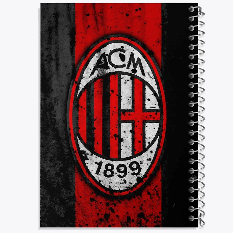 دفتر ژورنال نویسی 50 برگ خندالو مدل نقطه ای طرح باشگاه آث میلان کد 27260