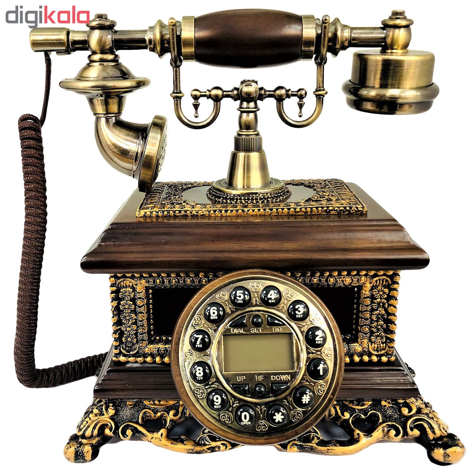 تلفن کلاسیک چوبی BHD مدل 5583