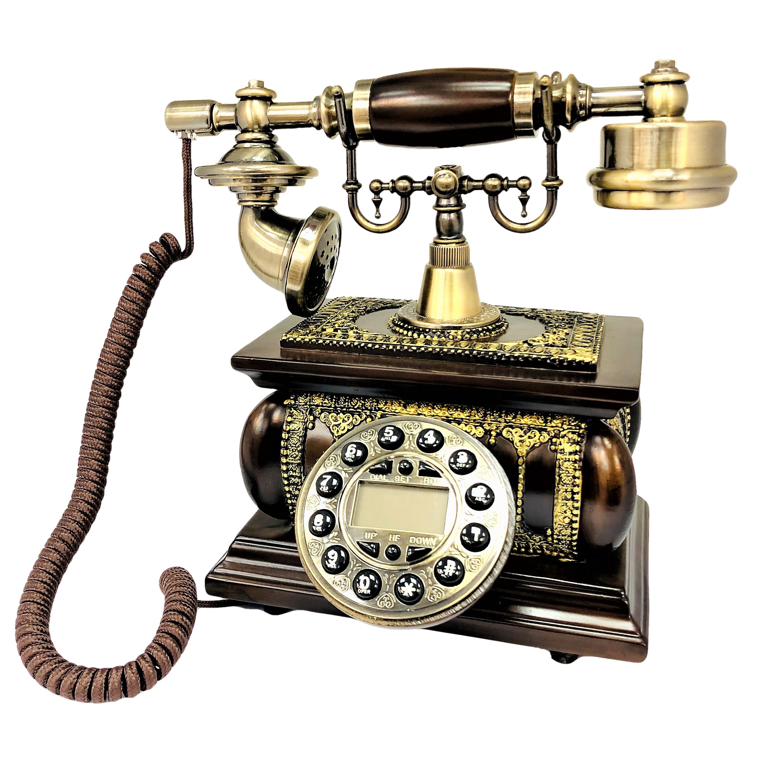 تلفن کلاسیک چوبی BHD مدل 5587