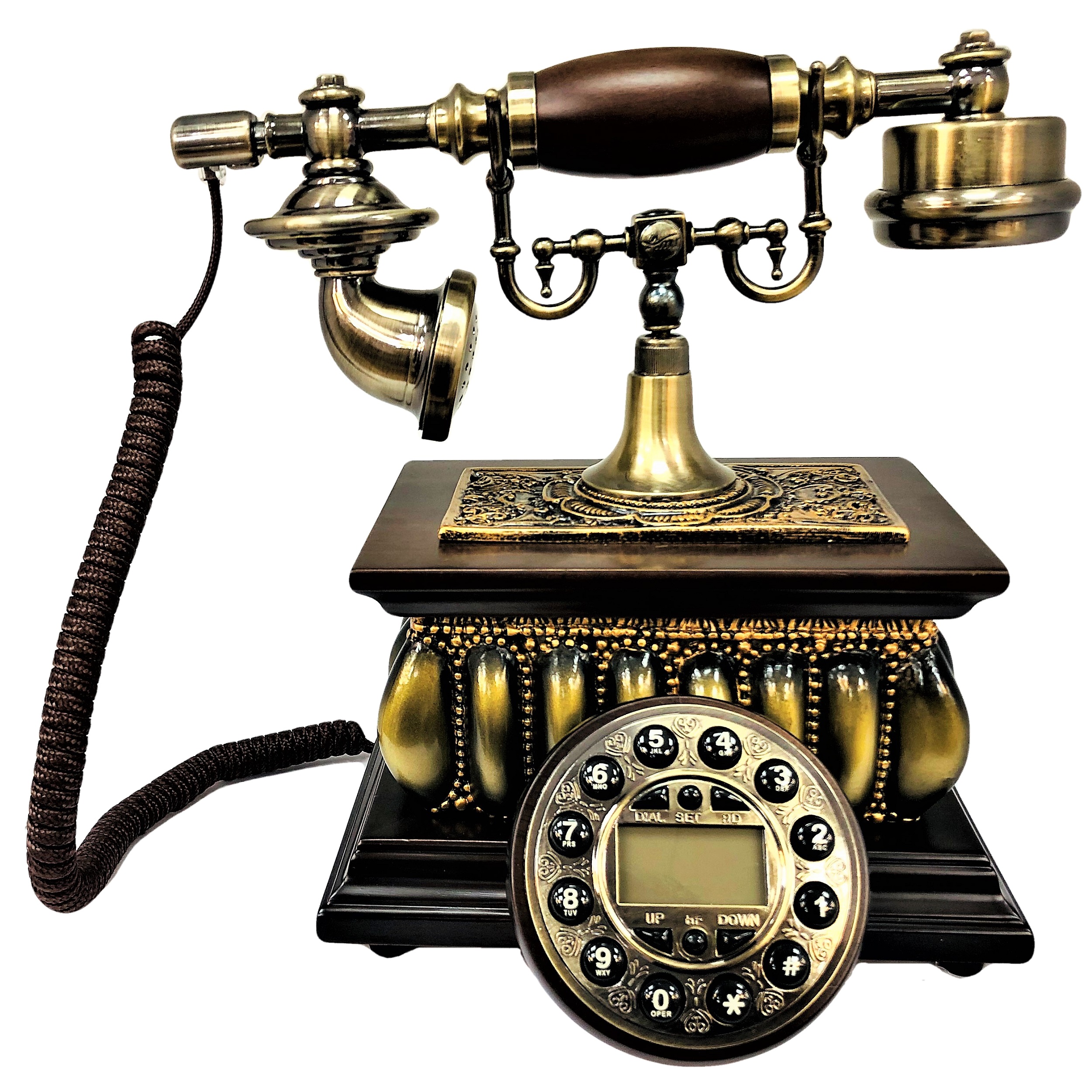تلفن کلاسیک چوبی BHD مدل 5588