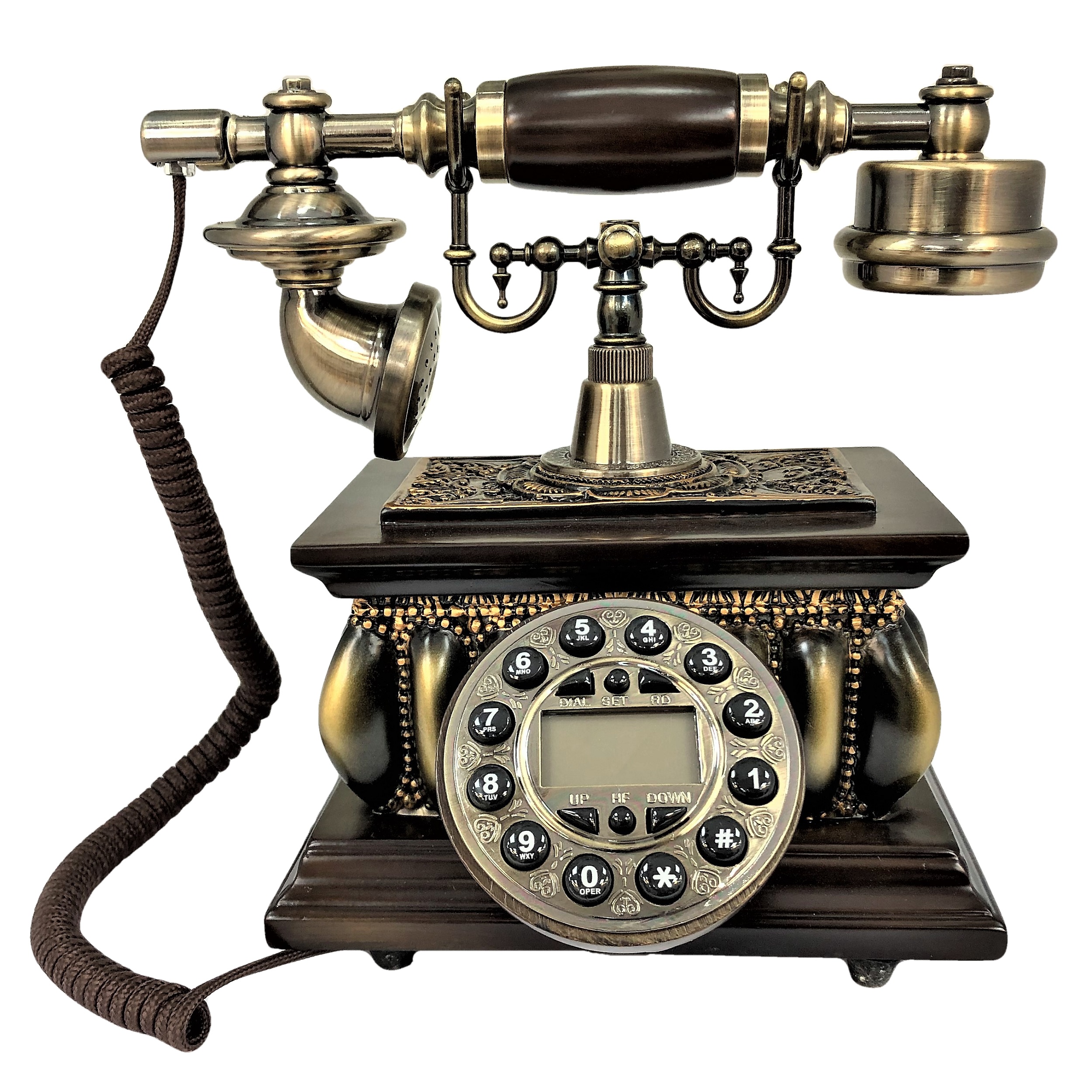 تلفن کلاسیک چوبی BHD مدل 5626