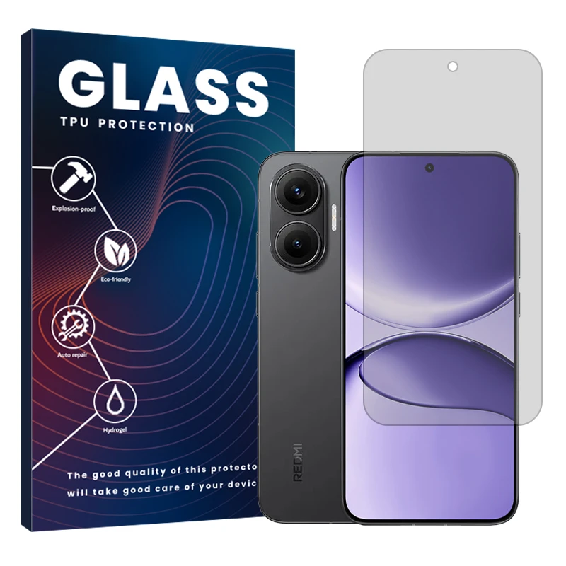 محافظ صفحه نمایش شفاف گلس مدل هیدروژلی مناسب برای گوشی موبایل شیائومی Redmi Turbo 4 Pro