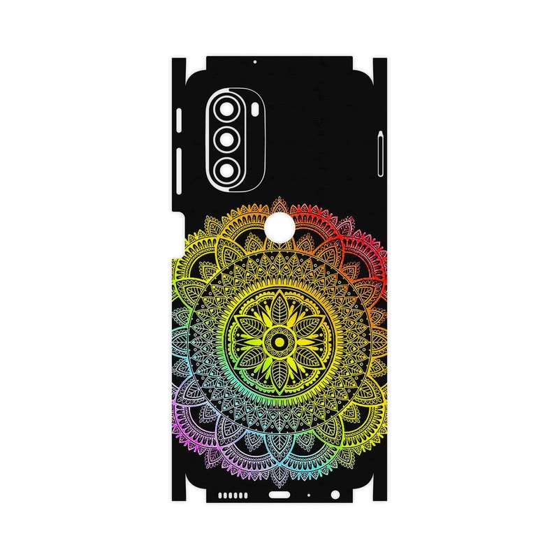برچسب پوششی ماهوت مدل Mandala Design 4-FullSkin مناسب برای گوشی موبایل موتورولا Moto G51 5G