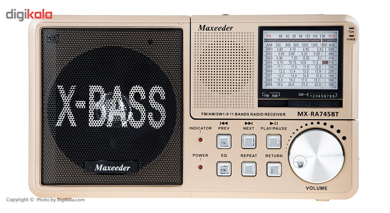 رادیو مکسیدر مدل MX-RA745BT