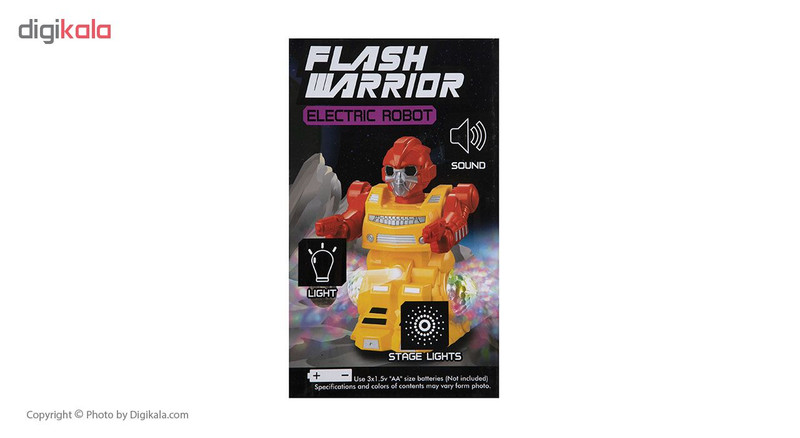 ربات اسباب بازی مدل Flash Warrior BR