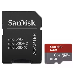 کارت حافظه microSDHC سن دیسک مدل Ultra کلاس 10 استاندارد UHS-I سرعت 80MBps ظرفیت 8 گیگابایت