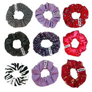 کش مو زنانه پاپلی مدل اسکرانچی بسته 9 عددی