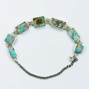 دستبند نقره زنانه سلین کالا مدل فیروزه کد ce-As8