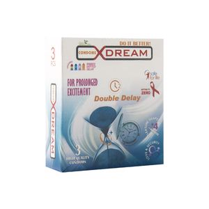 کاندوم ایکس دریم مدل double delay بسته 3 عددی