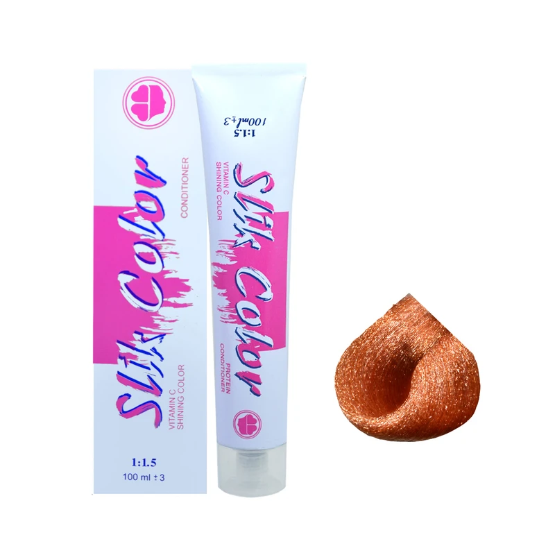 رنگ مو سلیک کالر شماره 9.4 حجم 100 میلی لیتر رنگ بلوند مسی خیلی روشن