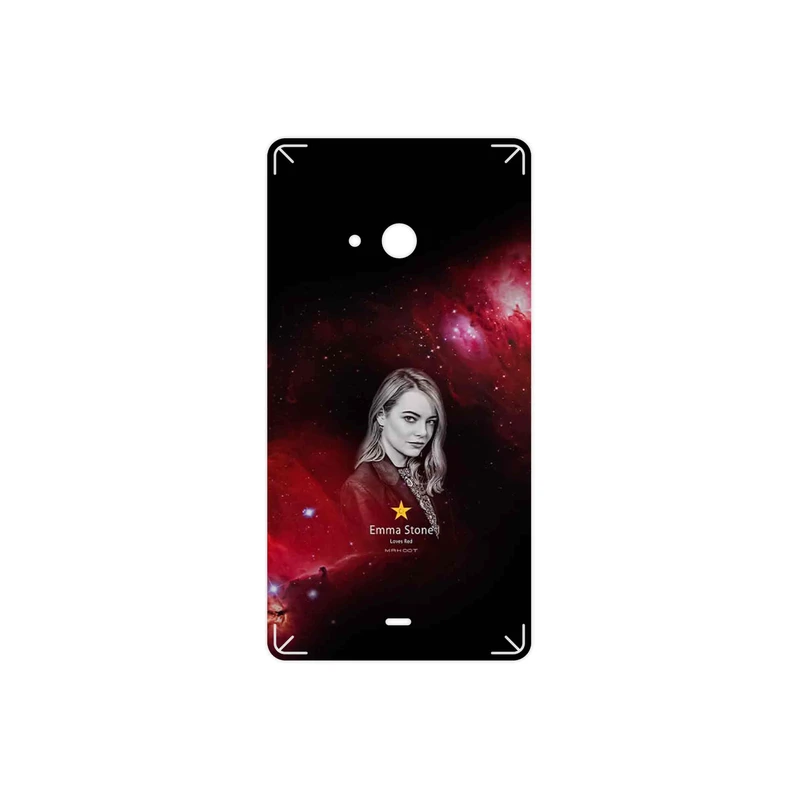 برچسب پوششی ماهوت مدل Emma Stone مناسب برای گوشی موبایل مایکروسافت Lumia 540