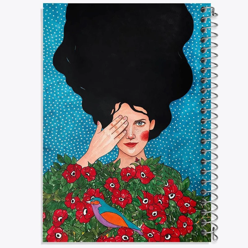 دفتر لیست خرید 50 برگ خندالو طرح دخترونه کد 6143