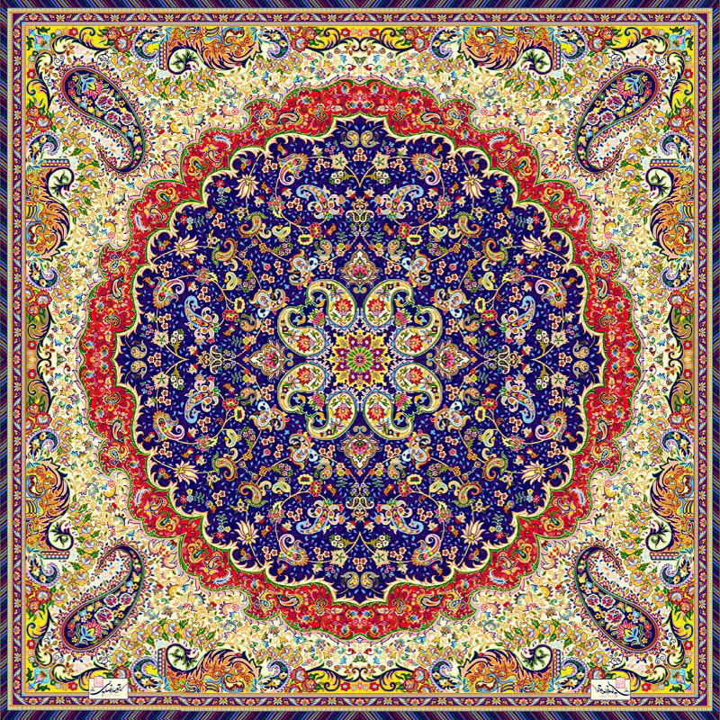 رومیزی ترمه ترمه رضایی طرح مارال