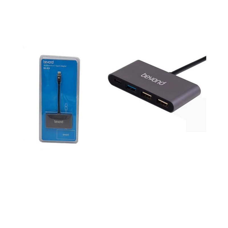 هاب چهار پورت USB-C بیاند مدل ba-404