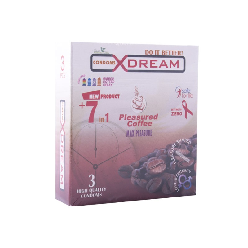 کاندوم ایکس دریم مدل Coffee بسته 3 عددی