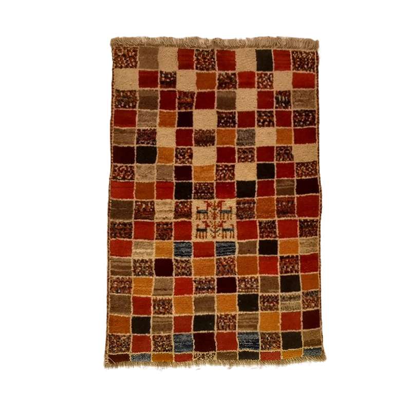 گبه دستباف یک ونیم متری مدل بافت قشقای شیراز کد NKP.Z.113 گبه دستباف یک ونیم متری مدل بافت قشقای شیراز کد NKP.Z.113