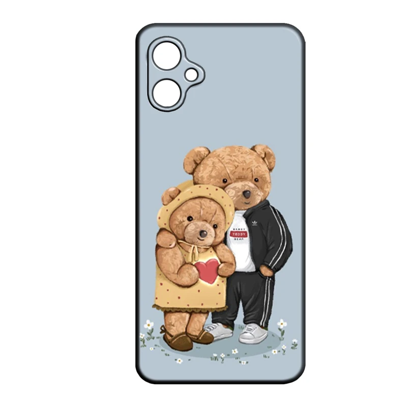 کاور طرح خرس کد 43 مناسب برای گوشی موبایل سامسونگ Galaxy A04