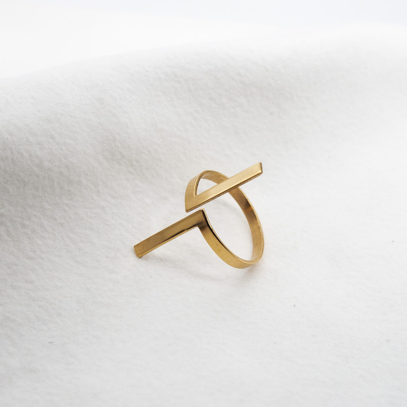 انگشتر طلا 18 عیار زنانه دُرج مدل DR30