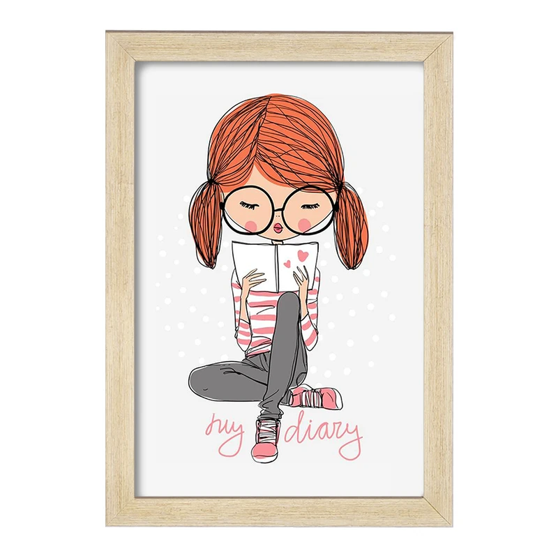 تابلو خندالو مدل دخترانه  کد 1626