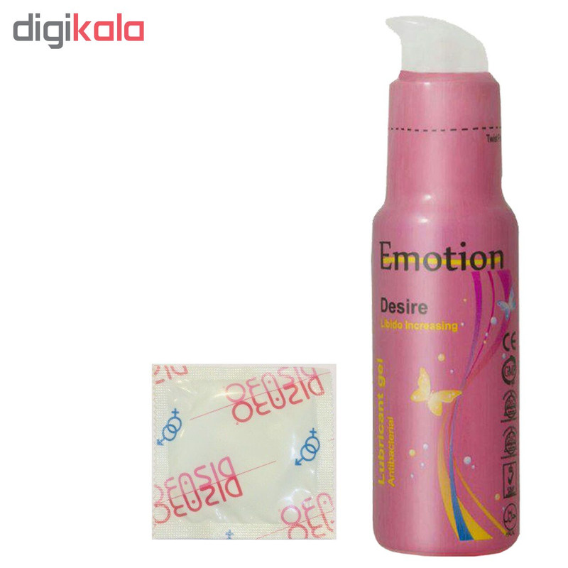 ژل افزایش میل جنسی ایموشن مدل Desire کد GE523-D حجم 75 میلی لیتر به همراه کاندوم دیزارو ژل افزایش میل جنسی ایموشن مدل Desire کد GE523-D حجم 75 میلی لیتر به همراه کاندوم دیزارو