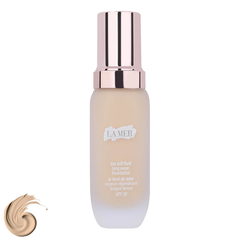 کرم پودر مایع SPF 20 لامر مدل Ivory شماره 01 مناسب برای پوست نرمال و خشک حجم 30 میلی‌لیتر