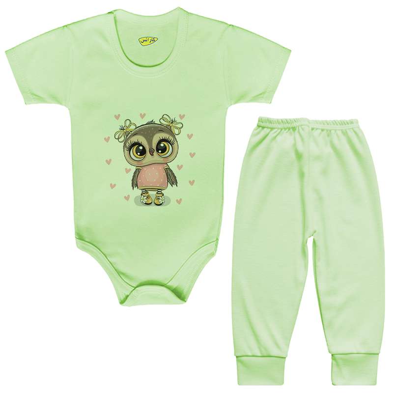 ست بادی و شلوار نوزادی کارانس مدل BSTG-3151