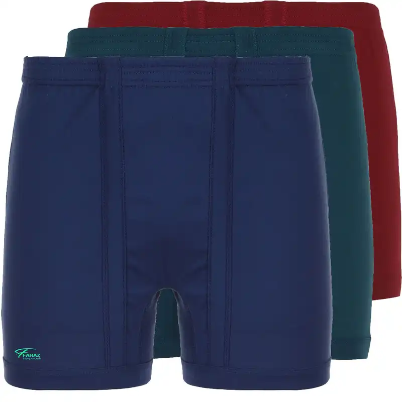 شورت مردانه مدل پادار بسته 3 عددی
