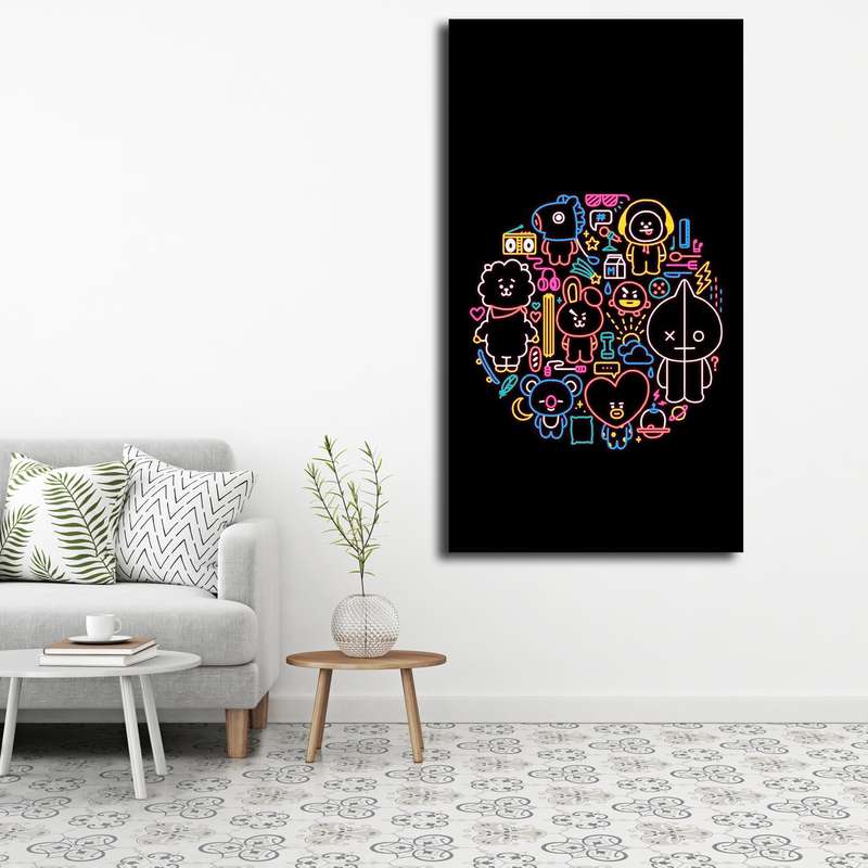 تابلو شاسی کودک مدل BT21 کد 42